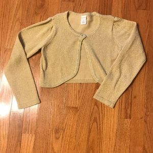 Girls Gymboree cropped cardigan